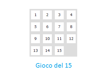 gioco del 15
